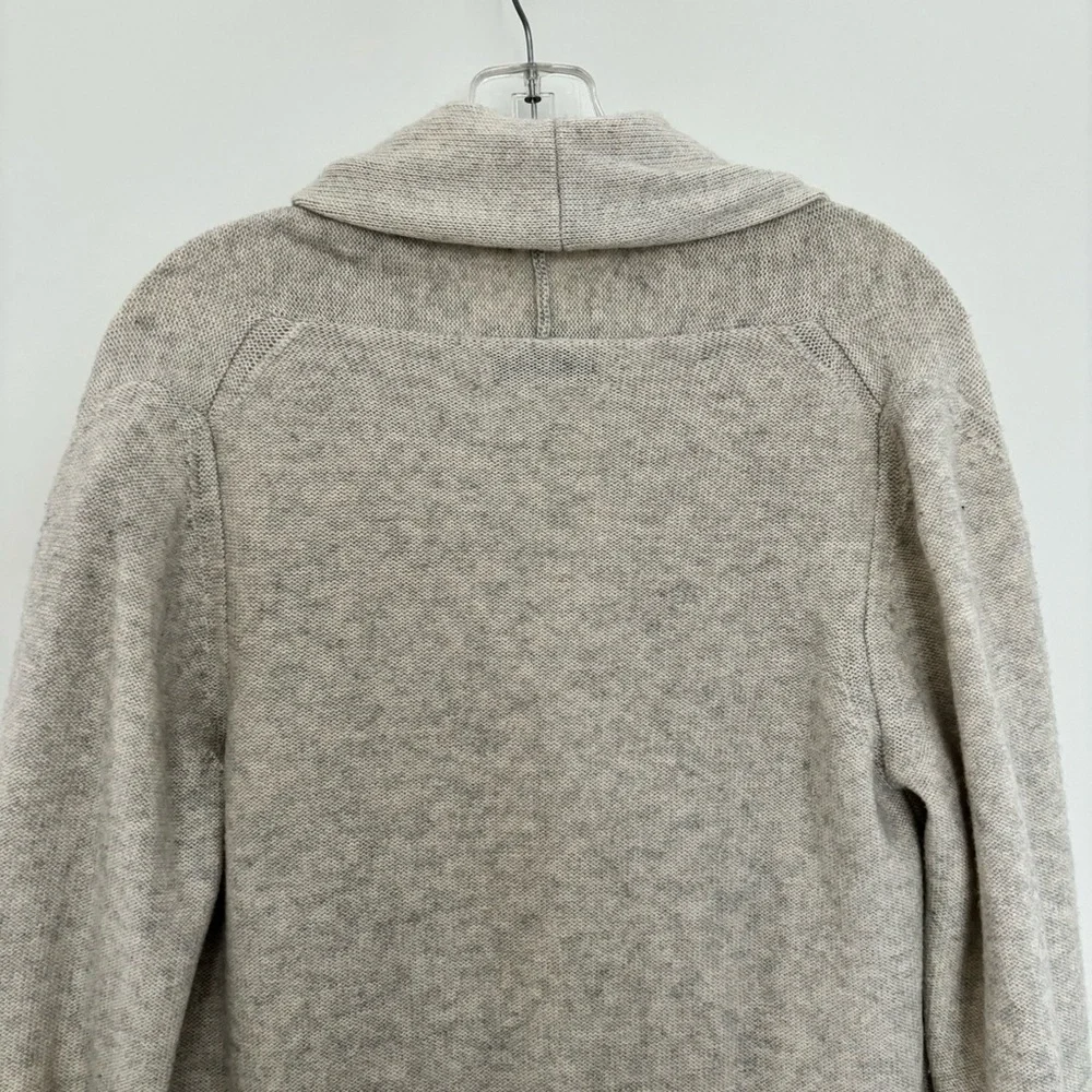 Aritzia Babaton Wool Cashmere Beekman Brennan Light Gray Sweater Cardigan Large